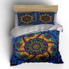 Mandala Design Bedding Set Soft Comfortable Duvet Cover Bedding Set Included 1*Duvet Cover & 2*Pillowcases, Gift
