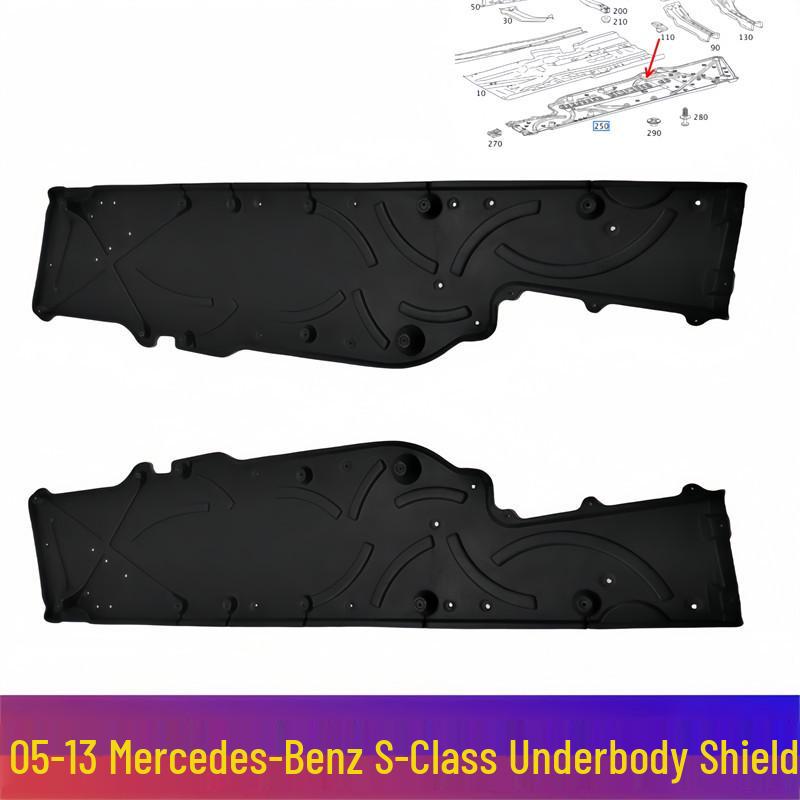 

Совместимые панели днища и подкрылки для Mercedes-Benz S-Class W221: S300, S350, S400, S500, S600 Driver s Side Underbody Guard [Domestic]