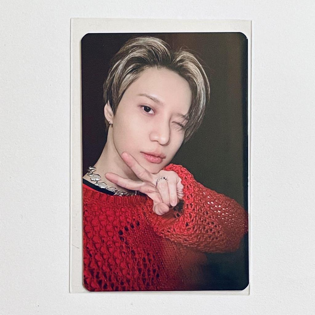 [USED] Taemin Keyring with Trading Card Ephemeral Gaze SHINee