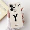 For Readme 14 5G Case RMX5075 Cute Lucky Letters Cover Soft TPU Phone Case For Realme 14X 14 Realme14 T 14T 5G Back Cover Fundas