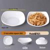Fan-shaped Melamine Commercial Serving Plates