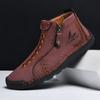 Genuine Leather Men's Casual  Shoes Luxury Brand Men Ankle Boots Comfortable Sneakers High Quality Loafers Fashion Walking Shoes