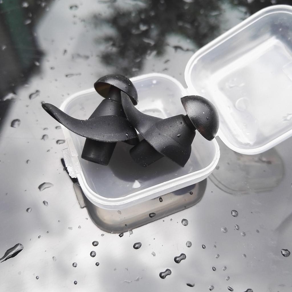 1 Paar Ohrstöpsel Silikon Gehörschutz Ohrstöpsel Für Schwimmen Sportzubehör