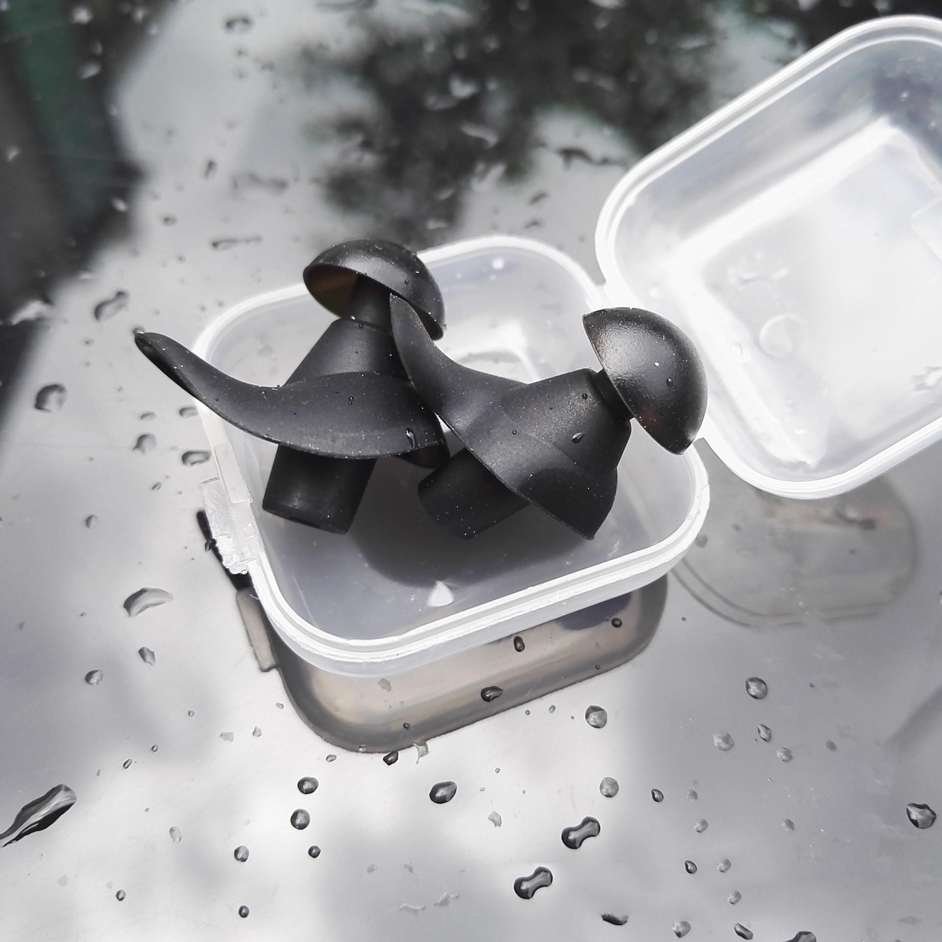 

1 пара силиконовых берушей для защиты ушей, беруши для плавания, спортивные аксессуары