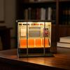 New York Train Lamp Retro LED Ambient Light with Hidden Button 3D Printed Desktop Night Light for Shelf Nightstand Decor
