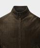 Brooks Brothers Corduroy Harrington Jumper (Brown) (Bbotmbf302)