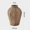 Woven Vase for Dried Flowers, Lightweight Office Decoration, Flower Holder, Floral Arrangement
