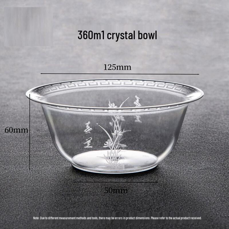 Jinyuan Disposable Clear Plastic Bowls