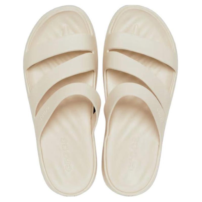 Crocs Getaway Strappy Slides 'Cream White' Women's