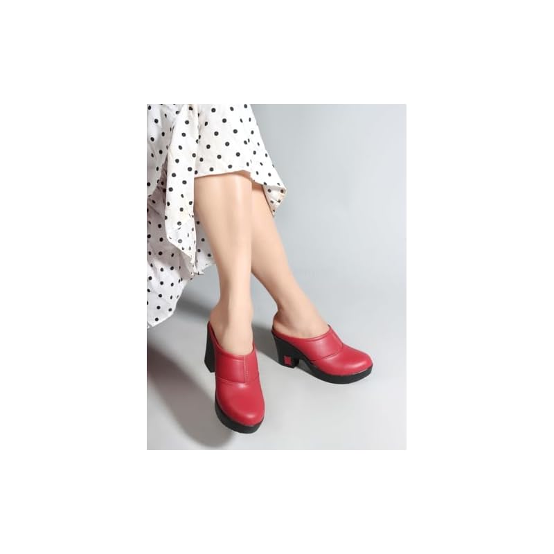 Shoetopia Stylish Smart Casual Cherry Pumps For Women & Girls /Eu40 7 UK вишня