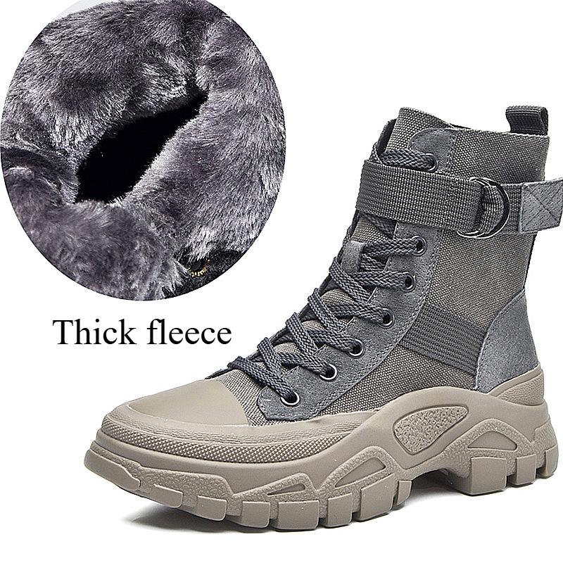 

Женские ботинки осенние трехцветные мотоциклетные тонкие дышащие ботильоны на высокой подошве 40