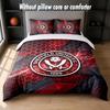 Sheffield United Calcio Design Set Biancheria da Letto 1 Copripiumino + 2 Federe Morbido Traspirante Biancheria da Letto per la Casa