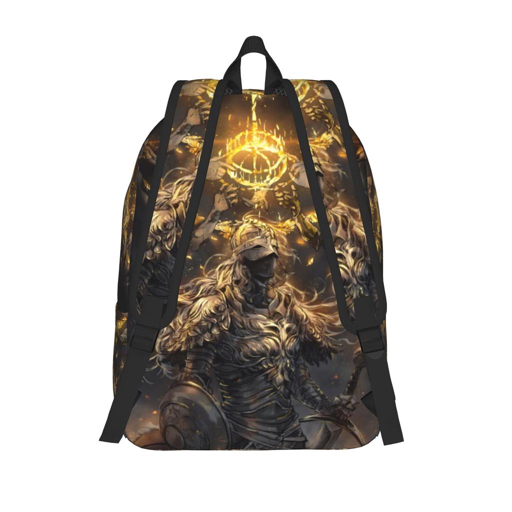 Fashion Elden Ring Backpack Mochilas Solid High School Large Capacity Rucksack