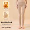 Women's Lace V-neck Warm Lingerie Set: Seamless Slimming Antibacterial Base Layer for Autumn and Winter