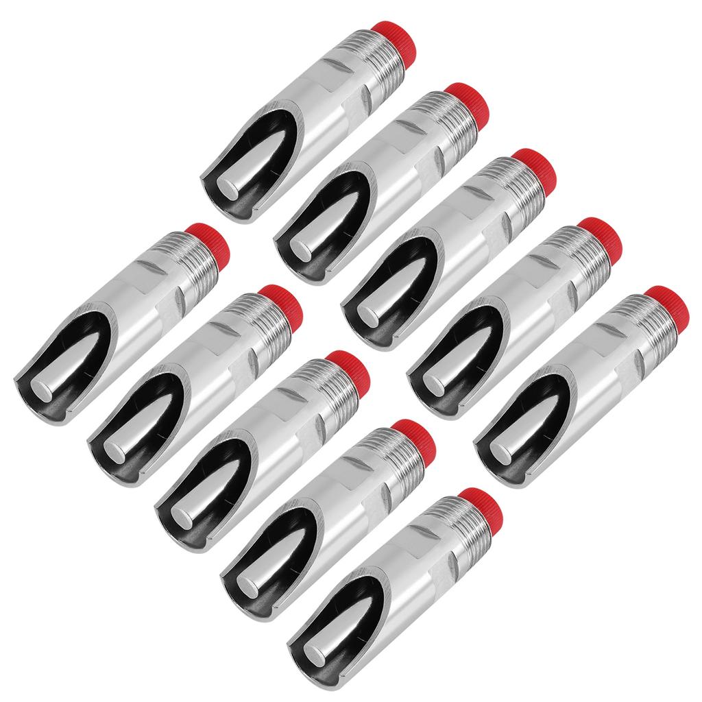 10 Dispensadores Automáticos de Água com Mamilo de Aço Inoxidável para Porcos, Bico Automático de Água, Mamilo de Beber
