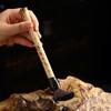 Bamboo Coffee Grinder Cleaning Brush Natural Bristles Vintage Espresso Machine Cleaner Retro Coffee Machine Accessories Cafe Use