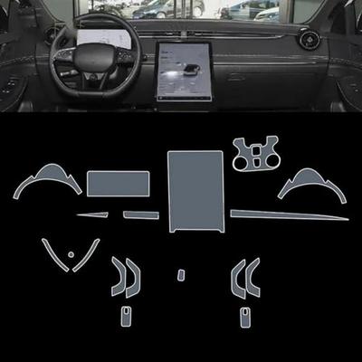 For Enovate ME5 - Car Interior Center Console Transparent TPU Protective Film Anti-scratch Sticker