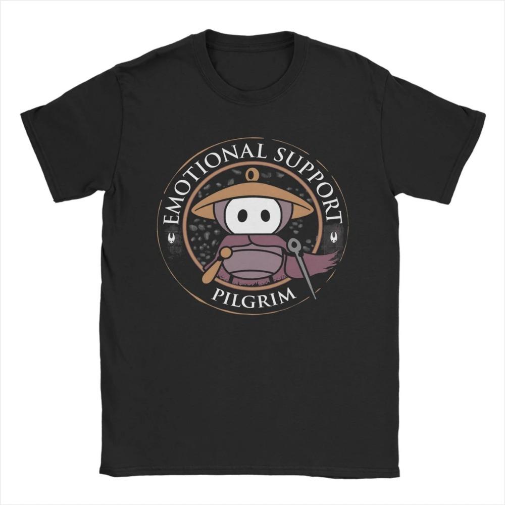 Men's Women's T-Shirts Hollow Knight Silksong Sherma Vintage 100% Cotton Tees Short Sleeve T Shirts Round Neck Clothing
