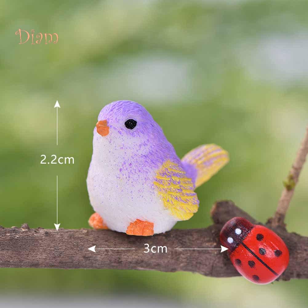 TDStore Cute Simulation Bird Animal Mini Figurine Model DIY Landscape Garden Ornament