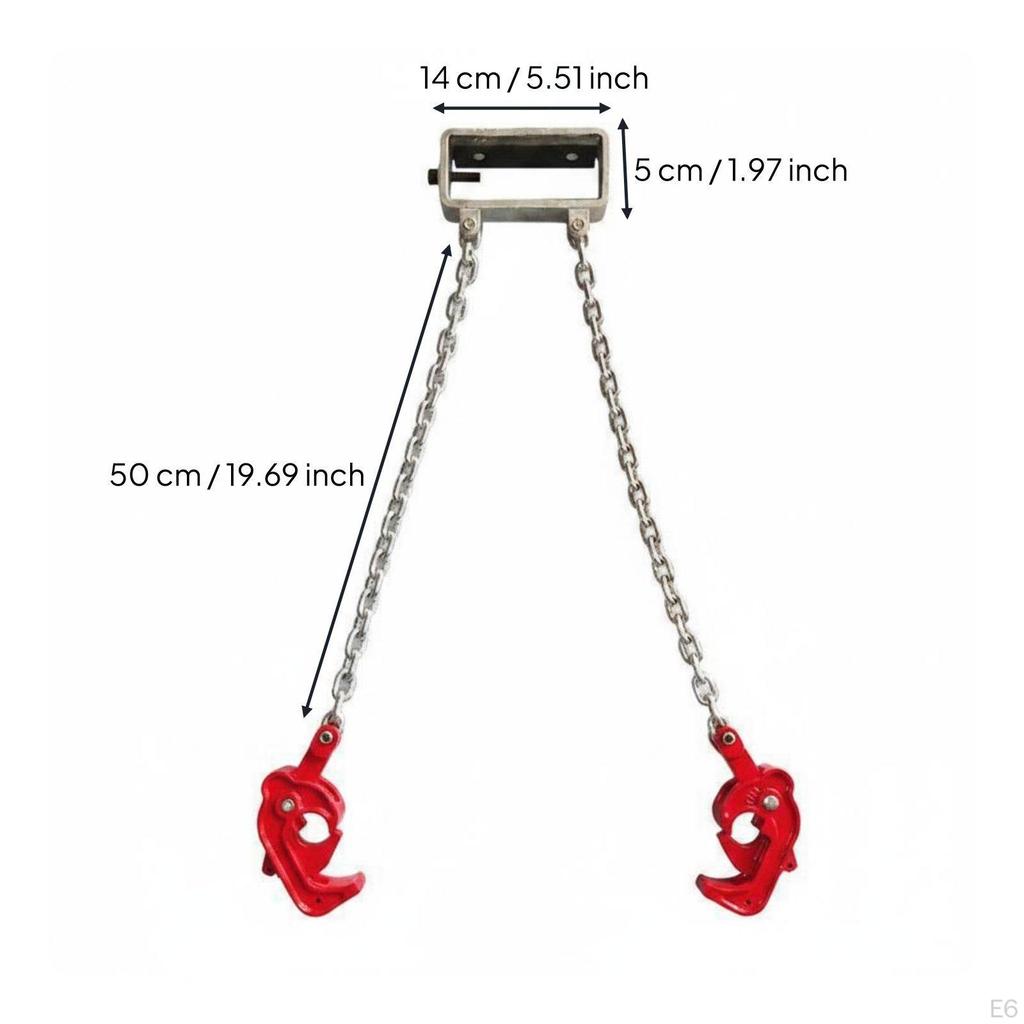 Oil Drum Clamp Heavy Duty Alloy Steel Industrial Lifting Equipment Forklift