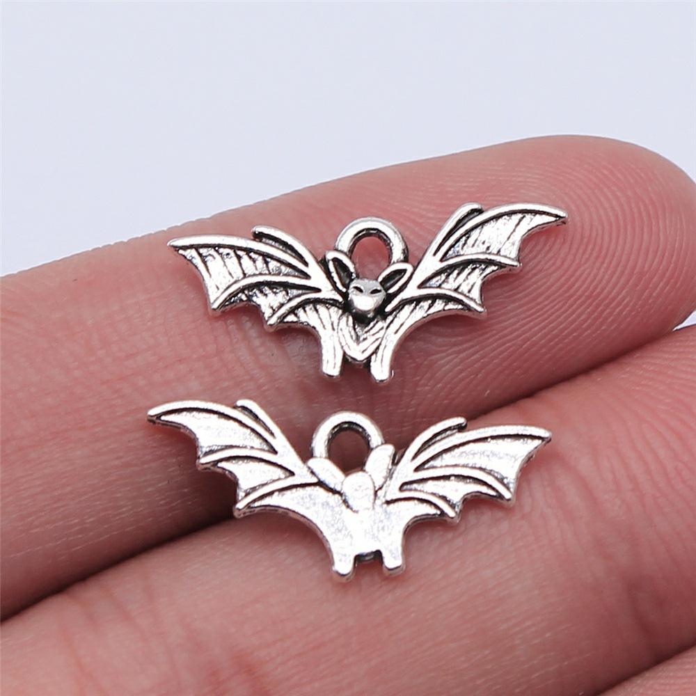 20pcs Halloween Charms For Jewelry Making Ghost Pumpkin Witch Spider Bat Pendants DIY Findings Tibetan Jewelry