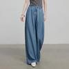 Chuyu Women's Lyocell Relaxed Wide-Leg Jeans
