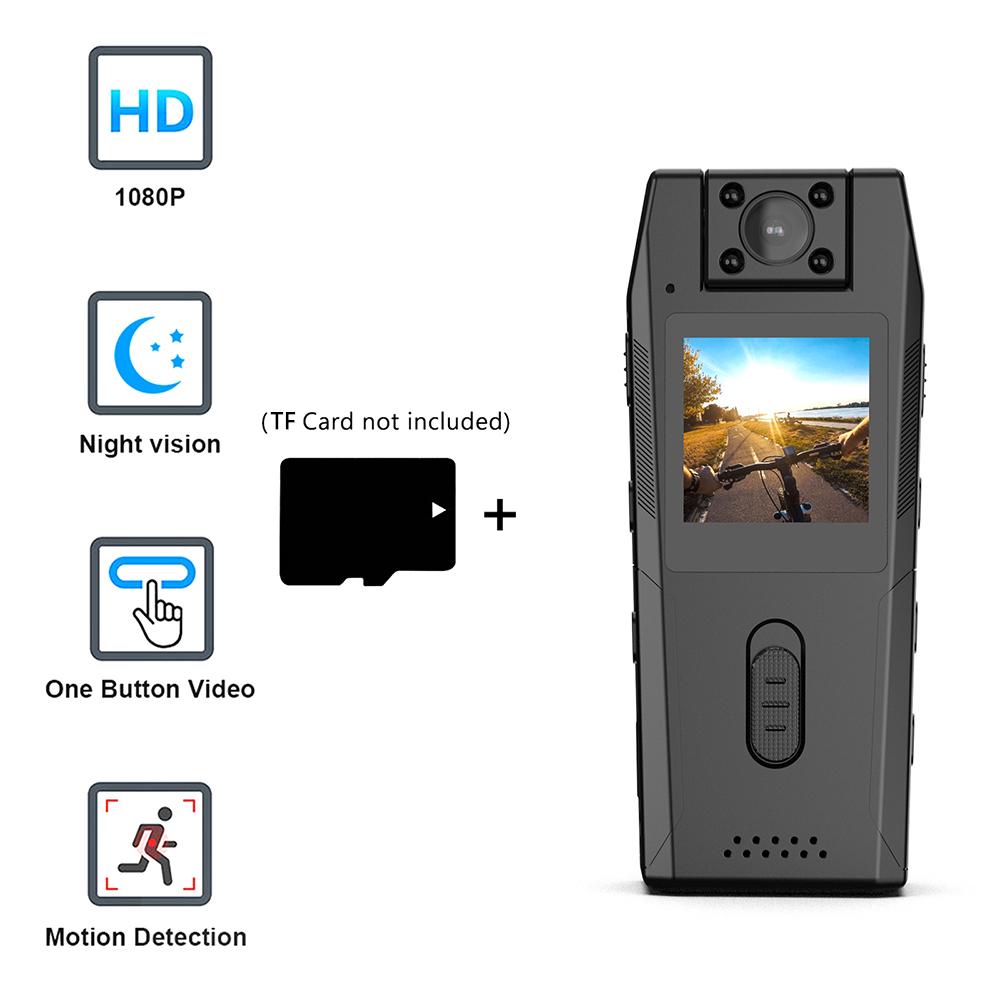 1080P Digital Law Enforcement Recorder, High-Definition Night Vision Action Video, Small Portable Duty Camera
