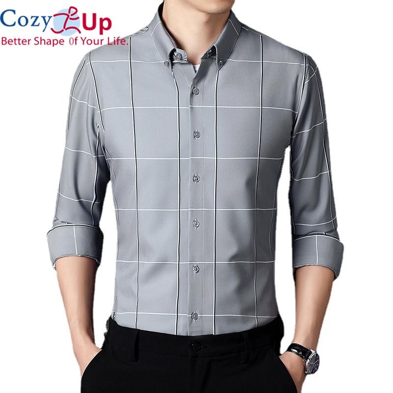 

Уютные мужские осенние рубашки в клетку в стиле Харадзюку, новые приталенные рубашки с длинными рукавами и квадратным воротником, белые, черные, серые рубашки в клетку 5XL серый