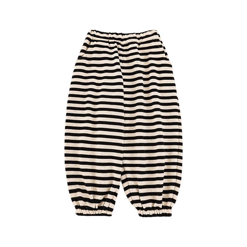 Boys' Color-block Striped Winter Jogger Sweatpants