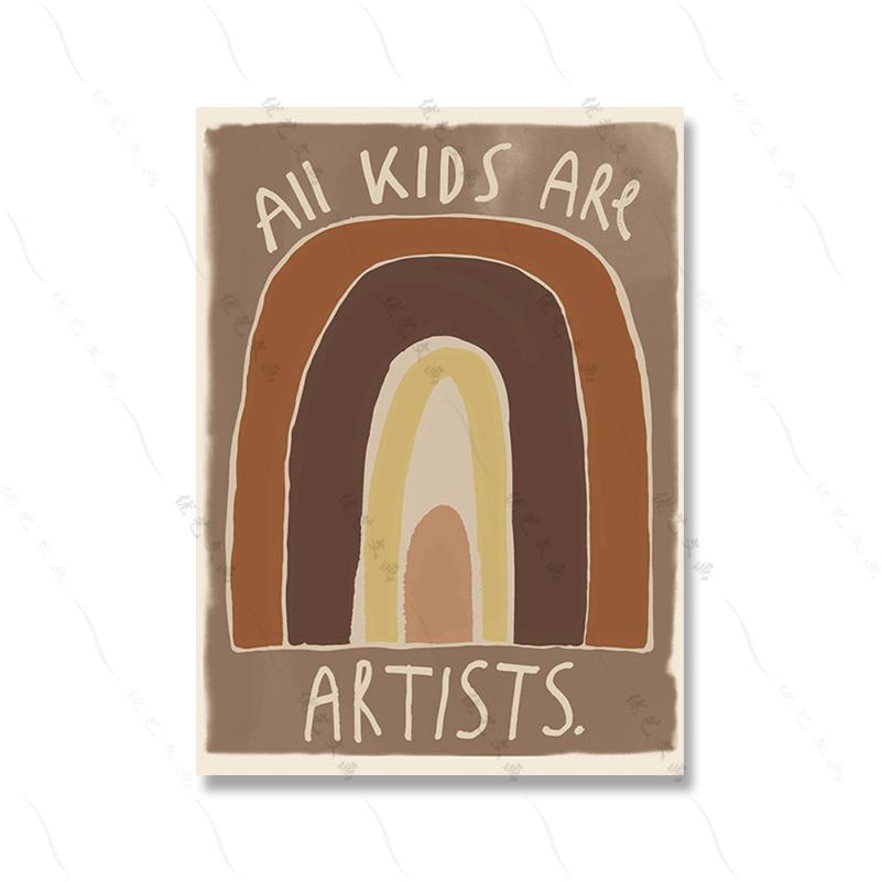 Funny Animal Rabbit Dove Cartoon Wall Art Canvas Painting Nordic Retro Nursery Decorate Poster Print Picture Kid Room Home Decor