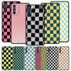 Plaid Checked Case For Oppo Find X6 Pro X5 A54 A53 A52 A9 A15 A95 A17 A16 A76 A74 A57 A31 A3s Reno8 Reno7 Reno6 Pro 5G Cover