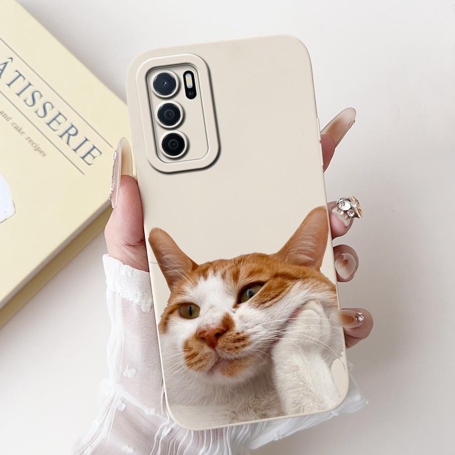 For OPPO A16 Case CPH2269 Shockproof Cover Popular Flower Matte Coque For OPPO A16S A54S CPH2271 CPH2273 Phone Cover A 16 S Capa