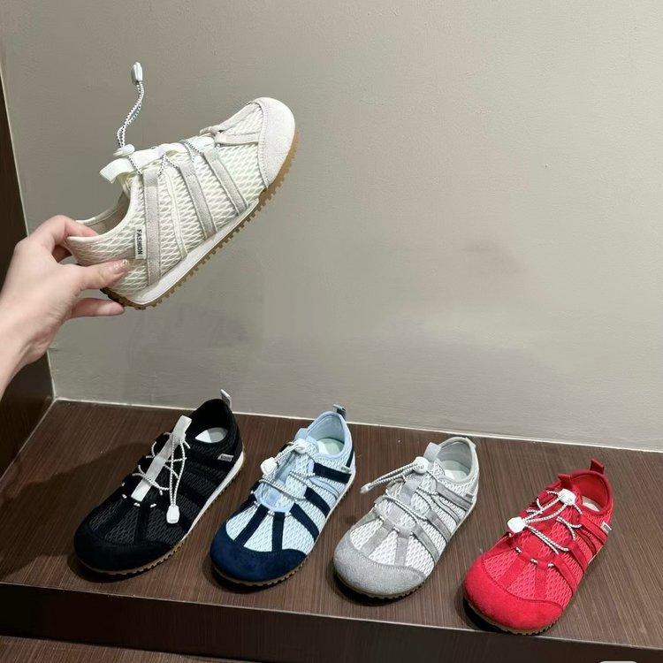 Super Soft and Breathable~ Flat-bottomed Ballet Training Shoes for Women's 2025 Summer Thin Mesh One-pedal Sports and Leisure Shoes