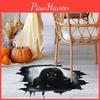 Scary Halloween Wall Breaking Female Ghost Living Room Home Stickers Decor