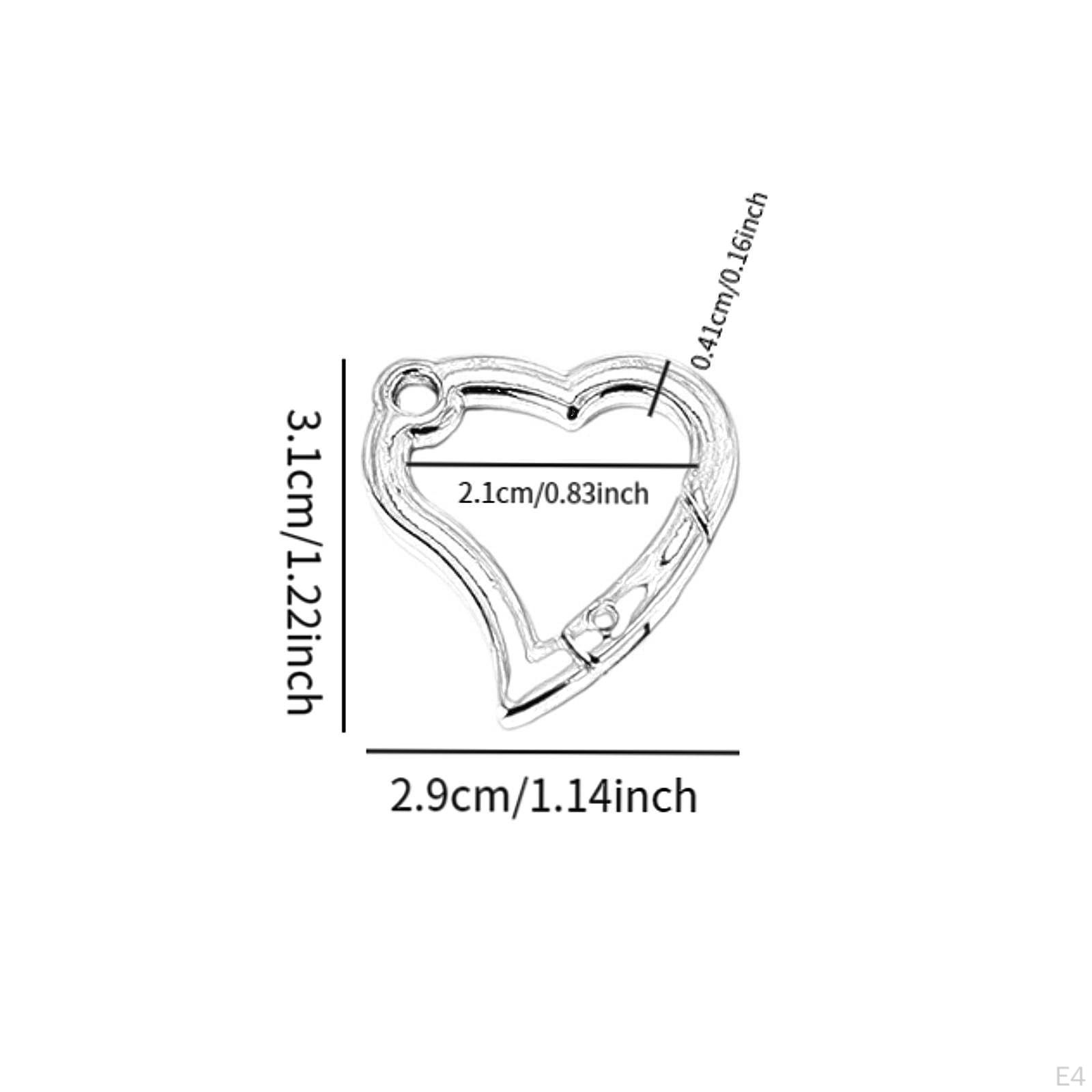 10 шт. карабинов для брелоков и поделок Gray Black — фото 4