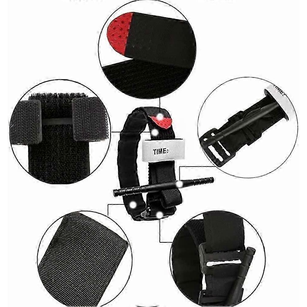 Emergency Tourniquet, First Aid Tactical Tourniquet,Hemostatic Bandage Emergency Strap, Rapid One Hand Application Pre-Hospital Life Saving Equipment