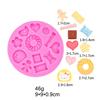 1 Pcs Candy Mold Silicone Chocolate Mold Small Square Candy Molds Silicone Candy Moulds Polymer Clay Molds Biscuit Mould