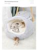 All-Season Enclosed Cat House: Cozy Bed for Cats and Dogs