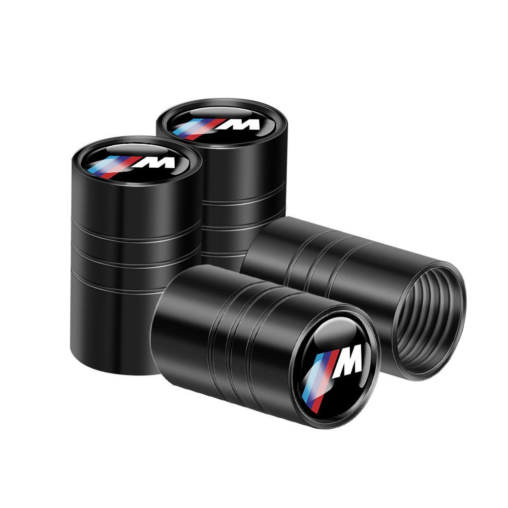 4Pcs Metal Car Wheel Tire Valve Caps Tyre Rim Stem Covers Airdust Waterproof For BMW E36 E39 E46 E60 E90 F30 G20 G21 G30 G11 F15 CJ7