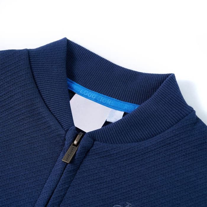 Sweatshirt pour enfants avec fermeture éclair bleu marine 92/104/116/128/140