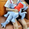 Pillow Plush Toy Anime Garchomp Charizard Mew Psyduck Snorlax Dragonite Sleep Sofa Stuffed Big Size Cushion Peluche Kids