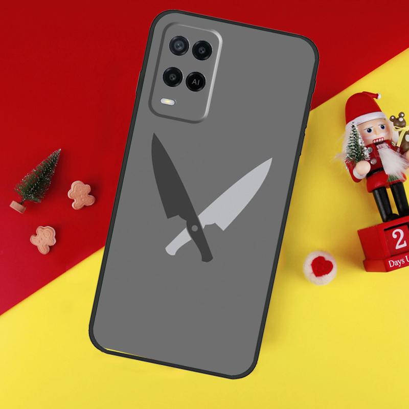 Love Baking Chef Knife Case For Oppo A80 A60 A40 A15 A16 A17 A57 A94 A74 A54 A76 A96 A18 A38 A58 A78 A98 A6 A5 Pro