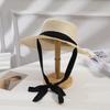 Strohhut Sonnenschutz mit breiter Krempe für Strand und Outdoor Sonnenschutz