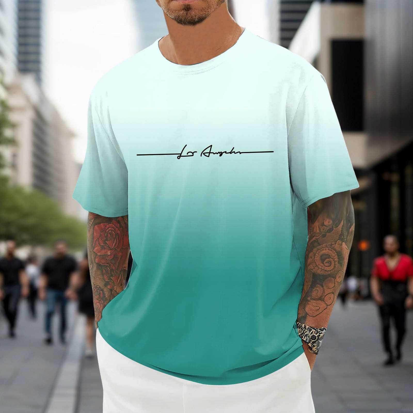 

Чоловіча модна футболка, вуличний повсякденний одяг з коротким рукавом XXL