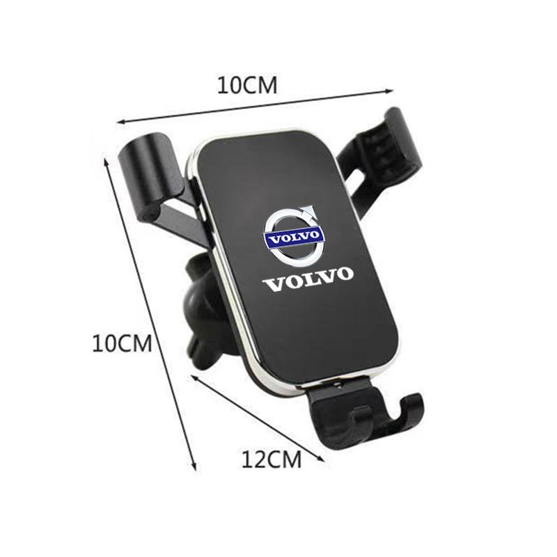 Car Mobile Phone Holder Gravity Induction Car Air Outlet Charging Stand For Volvo S60 S90 XC40 XC60 V90 S40 S80L Car Accessories