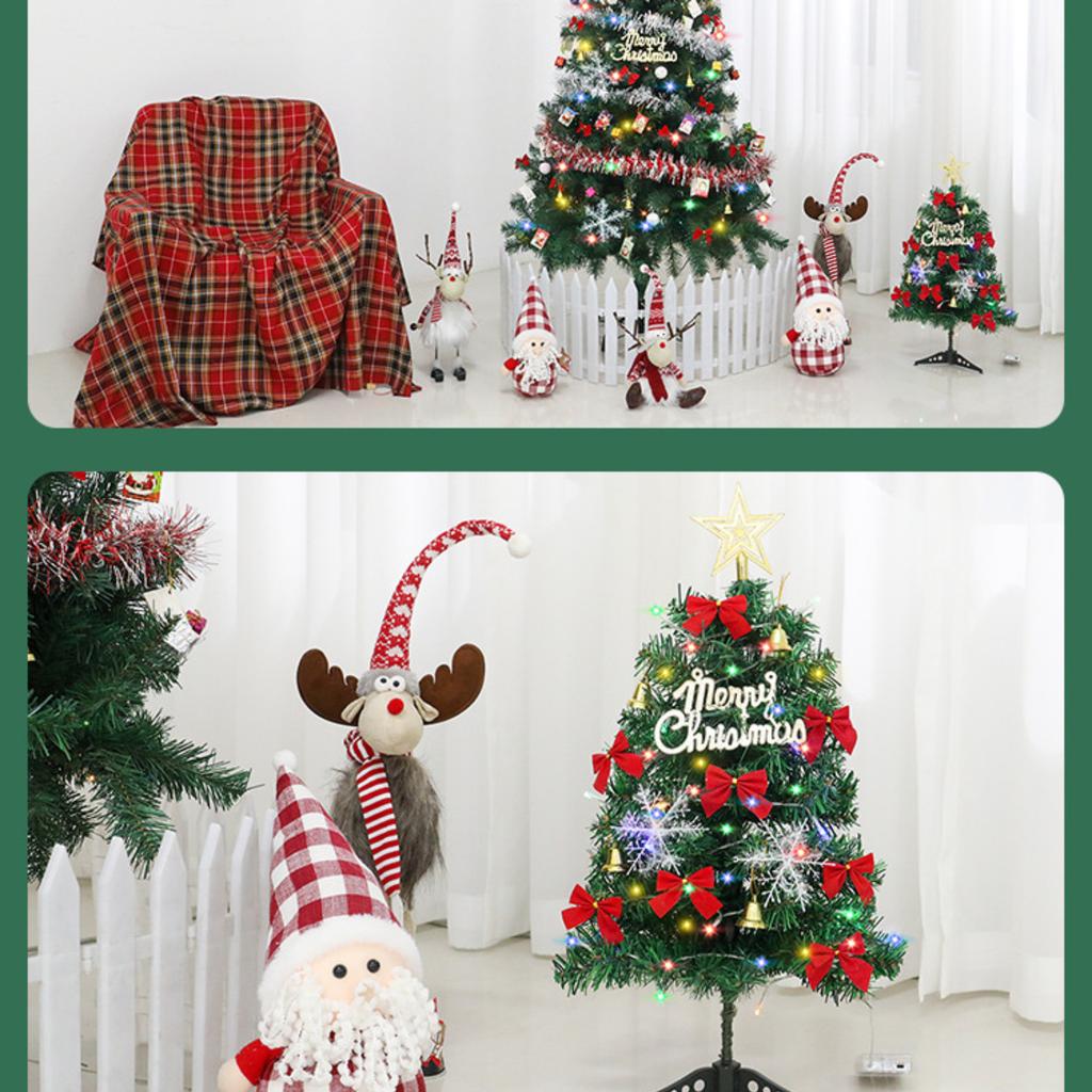 Symulowana ozdoba Świecąca dekoracja świąteczna Zestaw choinkowy