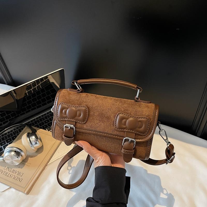 Autumn New Retro British Saddle Messenger Bag Women's Bag Niche High-end Simple Shoulder Small Square Bag