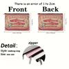 Foldable Travel Makeup Bag with Zipper - Lightweight, Durable Organizer for Cosmetics & Toiletries - Perfect Gift for Women