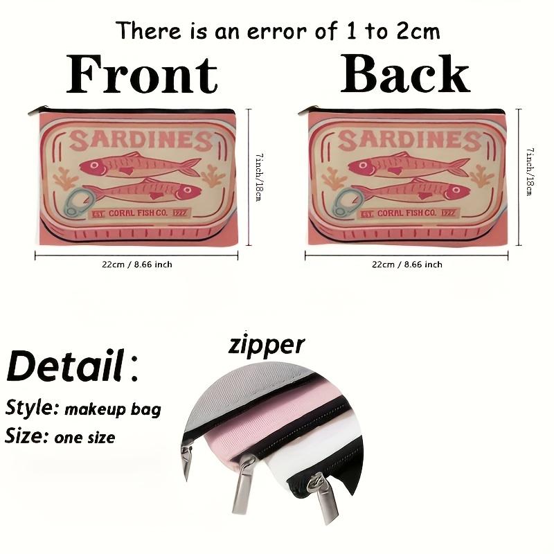 Foldable Travel Makeup Bag with Zipper - Lightweight, Durable Organizer for Cosmetics & Toiletries - Perfect Gift for Women