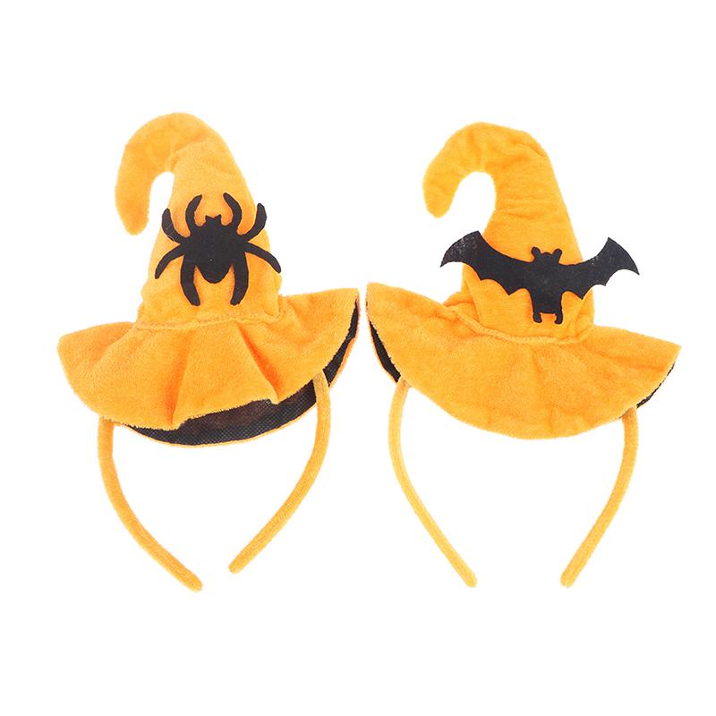 Halloween Pumpkin Headband Bat Hats 